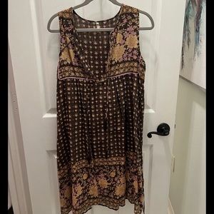 Spell & the Gypsy collective RARE desert rose brown dress size xs excellent